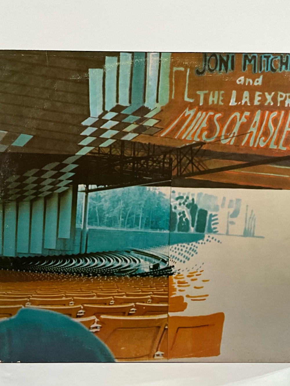 Joni Mitchell - Miles of Aisles 2LP Asylum AB-202 (1976) Reissue